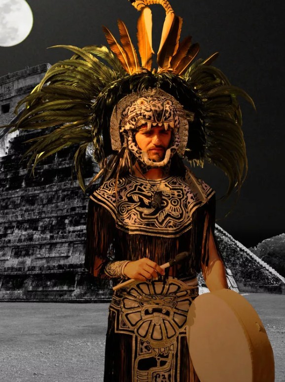 Мужской костюм народа майя