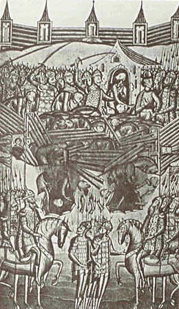 Взятие Киева монголами в 1240 году