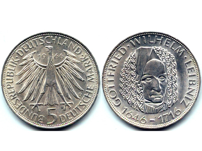 5 марок 1966 г.