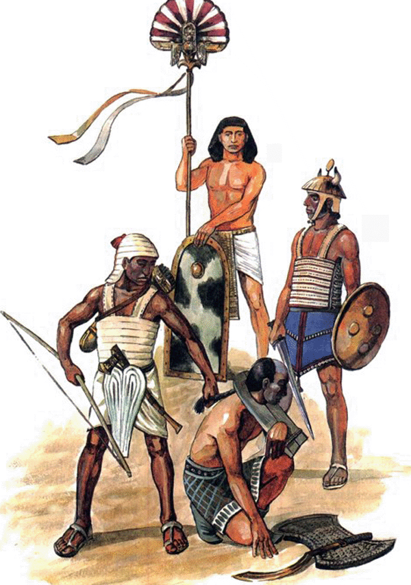 Пехотинец в древнем Египте. Армия фараона древнего Египта. Армия древнего Египта доспехи. Воины фараона в древнем Египте.