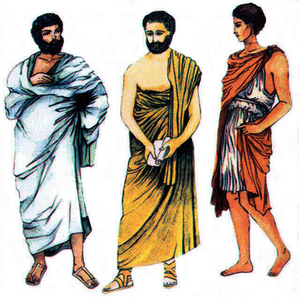 Мужская одежда в древней греции