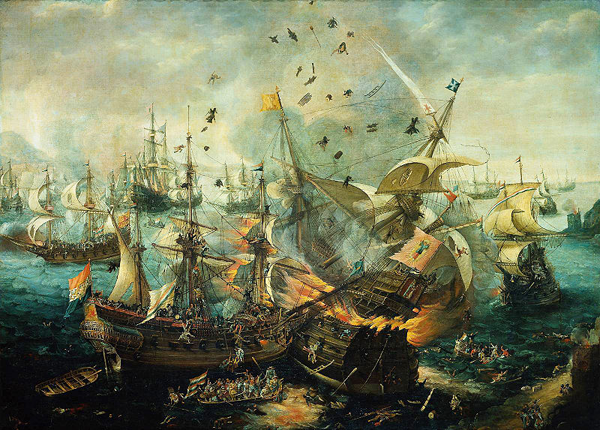 Гибралтарская битва, Нидерландская революция, 1621