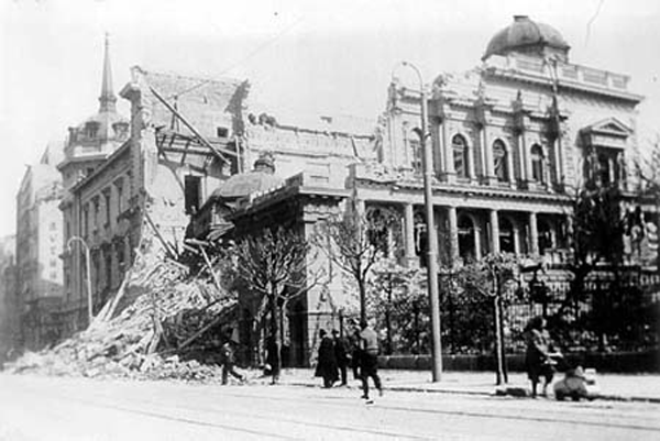 Белград после бомбардировок
