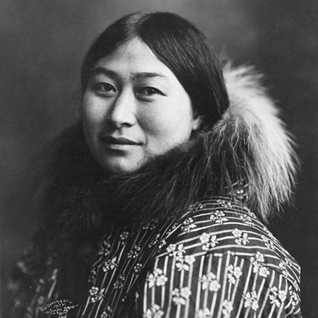 Эскимосская женщина, относящаяся к монголоидной расе, 1907