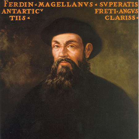 Портрет Фернана Магеллана из галереи Уффици (Флоренция) неизвестного автора, XVII век